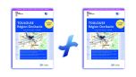 Pack carte plastifiée Toulouse Région Occitanie – 1ère et 2ème édition 2026