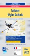 Carte plastifiée "250 K" Toulouse Région Occitanie 2022