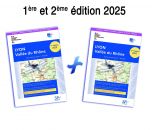 Pack carte plastifiée Lyon Vallée du Rhône 1ère et 2nde édition 2025